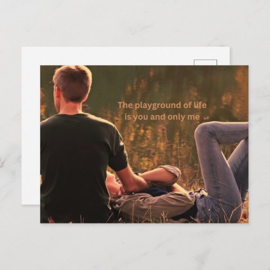 あなたと私だけのはがき ポストカード (正面/裏面)