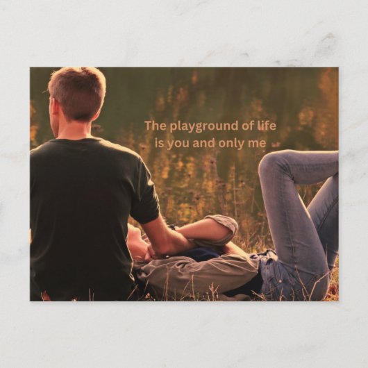 あなたと私だけのはがき ポストカード (正面)