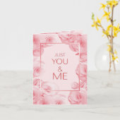 あなたと私だけ |グリーティングカード カード (黄色い花)