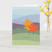 あなたと私のグリーティングカード カード (黄色い花)