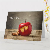 あなたと私のソウルメイトラブ詩ロマンチック カード (黄色い花)