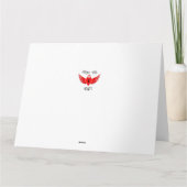 あなたと私のソウルメイトラブ詩ロマンチック カード (裏面)