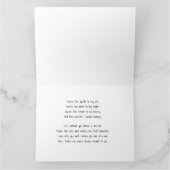 あなたと私のソウルメイトラブ詩ロマンチック カード (内部)