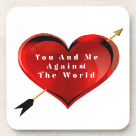 あなたと私のプラスチックのコースター コースター