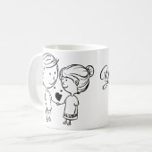 あなたと私のペアマグカップ コーヒーマグカップ (正面左)