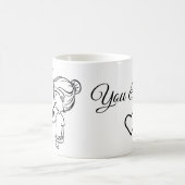 あなたと私のペアマグカップ コーヒーマグカップ (中央)