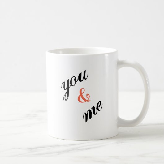 あなたと私のマグカップ コーヒーマグカップ (右)