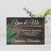 あなたと私のログハウス 招待状 (スタンド正面)