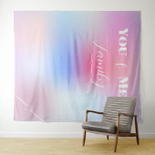 あなたと私の家族 モダン カラフル タペストリー (インサイチュ(横))