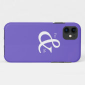 あなたと私の紫色 Case-Mate iPhoneケース (裏面(横))