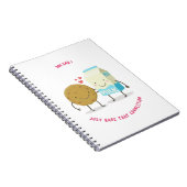 あなたと私はつながりミルクはクッキーを答える ノートブック (右側)