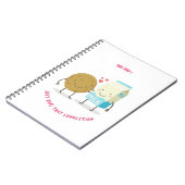 あなたと私はつながりミルクはクッキーを答える ノートブック (左側)