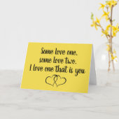 あなたと私はラブカードを作る**素晴らしい**私たちは**ラブカードを作る カード (黄色い花)