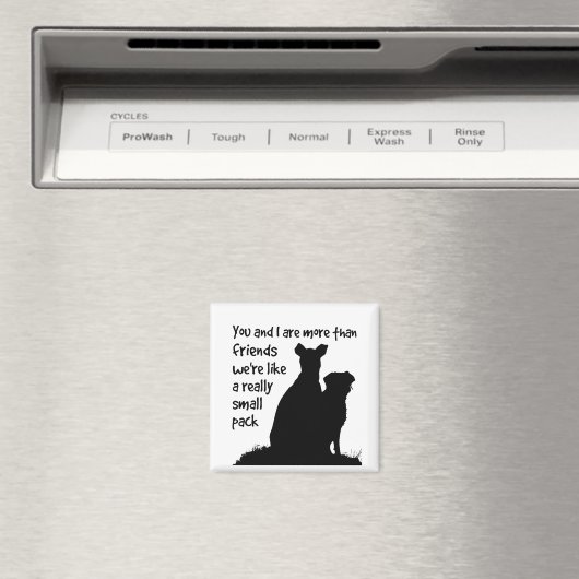 あなたと私は友達よりも私たちは小さな集団のようなものだ マグネット (インサイチュ (食洗機))
