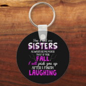 あなたと私は姉妹で常にあなたを覚えてもしいる キーホルダー (正面)