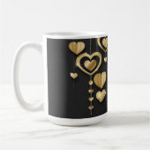 あなたと私は永遠にバレンタインデーコーヒーマグ コーヒーマグカップ (左)