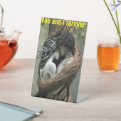 「あなたと私は、永遠」 台座サイン (インサイチュ)