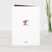 あなたと私ヤギ一緒にバレンタインロマンおもしろいマン シーズンカード (裏面)