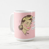 あなたと私間のオリジナルちょうどTrashbag コーヒーマグカップ (正面左)