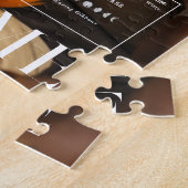 あなたと私 |カップルパーソナライズされたの写真 ジグソーパズル (側面)