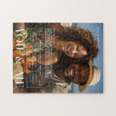 あなたと私 |カップルパーソナライズされたの写真 ジグソーパズル (横)