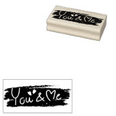 あなたと私 ラバースタンプ (押印)