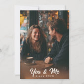 あなたと私 - 写真入りバレンタインカード シーズンカード (正面)