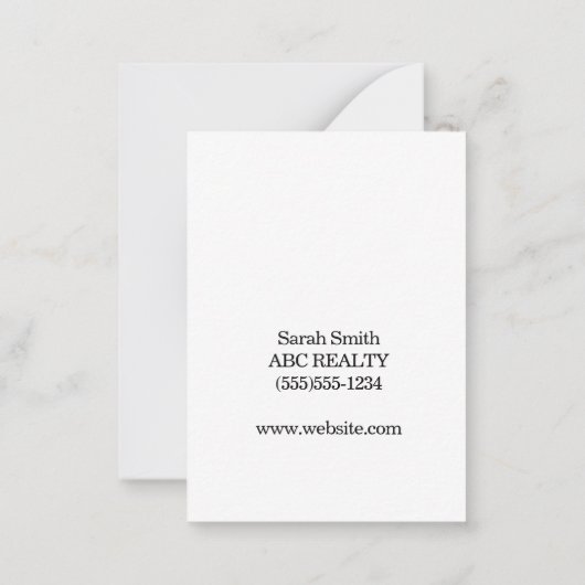 あなたと紹介はソース素晴らしマーケティング ノートカード (裏面)