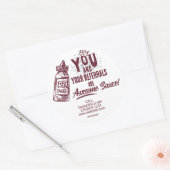 あなたと紹介はソース素晴らしマーケティング ラウンドシール (封筒)