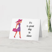 **あなたと誕生日を共有**誕生日 カード (正面)