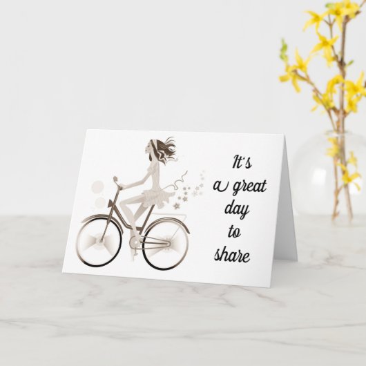 **あなたと誕生日を共有**誕生日 カード (黄色い花)