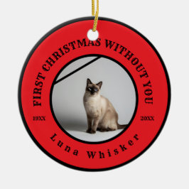 あなたと過ごした初めてのクリスマス ペット追悼 セラミックオーナメント
