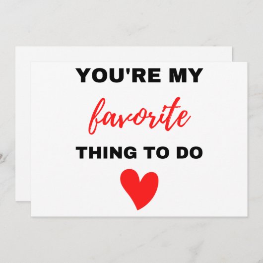 あなたと過ごす時間が私の最も好きなこと 黒 シーズンカード (正面/裏面)