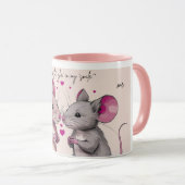 あなたと過ごす毎日が、ガールフレンドの日みたい 🐭 マグカップ (正面右)