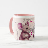あなたと過ごす毎日が、ガールフレンドの日みたい 🐭 マグカップ (正面左)