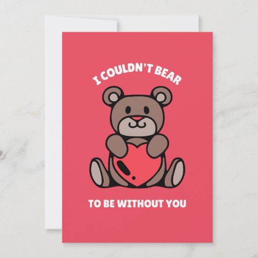 あなたと離れられないよ カード (正面)