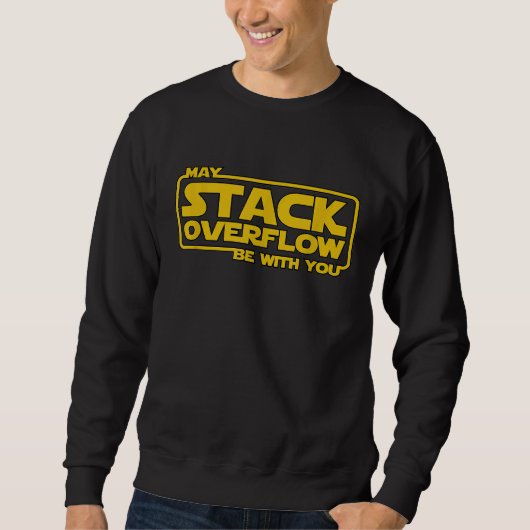 あなたとStack Overflow デブオプス プログラマー Java Python スウェットシャツ (正面)