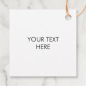 あなたなしではどうしたらいいかわからないタグ、クラフト フェイバータグ (裏面)