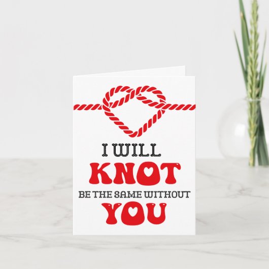 あなたなしでは同じにはならないよ 面白い シーズンカード (正面)