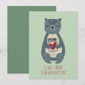 あなたなしでは耐えられない ノートカード (正面/裏面)