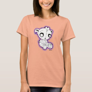 あなたなしで引き裂かれてテディー・ベアのデザインを破壊しました Tシャツ