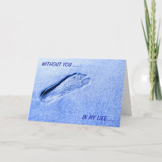 あなたなしで カード (正面)