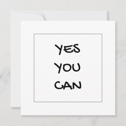 あなたならできる エンカレッジ カード (正面)