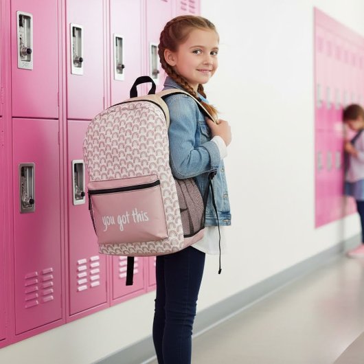 あなたならできる レインボーバックパック プリントバックパック