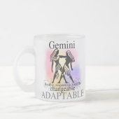 あなたについてのジェミニマグ フロストグラスマグカップ (左)