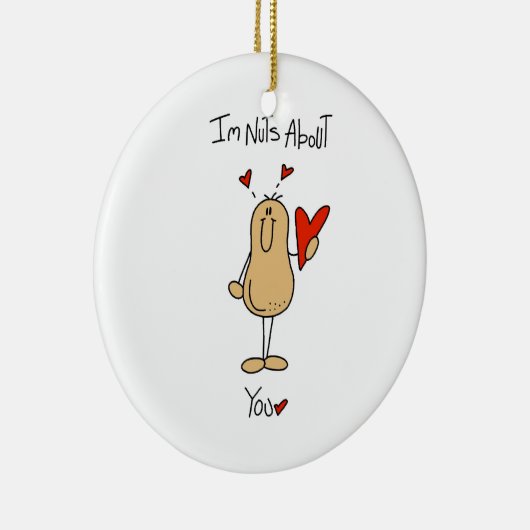 あなたについてのナットTシャツおよびギフト セラミックオーナメント (右)