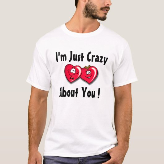 あなたについて熱狂するTシャツ Tシャツ (正面)