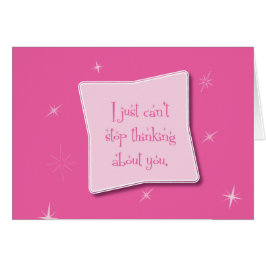 あなたについて考えることを止めることができません