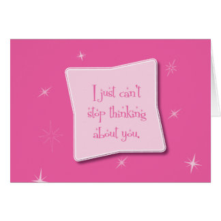 あなたについて考えることを止めることができません