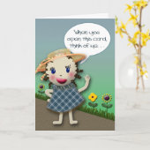 あなたについて考えること- カード (黄色い花)